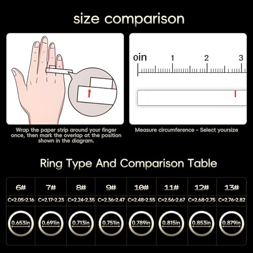 RQZ Smart Ring Health Fitness Tracker for Men and Women,Gold Size 7 - image 3