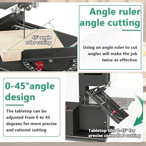 CLEASEBILY 70mm Resaw Depth Band Saw
