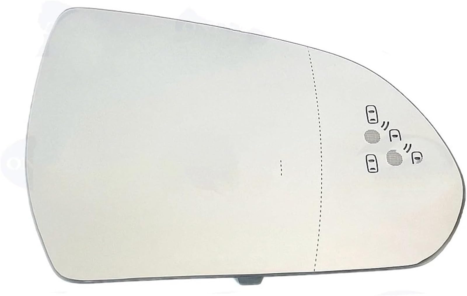 Specchietti retrovisori per auto Per Hyundai per Elantra 2016-2022 Specchietto retrovisore grandangolare riscaldato per angolo cieco in vetro portiera(Right)