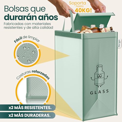 Recopilación de Cubos de reciclaje para el hogar los 5 mejores. 6 Imagen adicional
