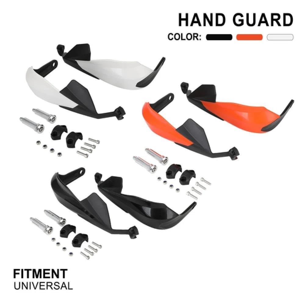 Protectores Manos Moto Protector Manos Universal Motocicleta Protector Manija Protector Palanca Embrague Freno Prueba Viento Protector Parabrisas(White)