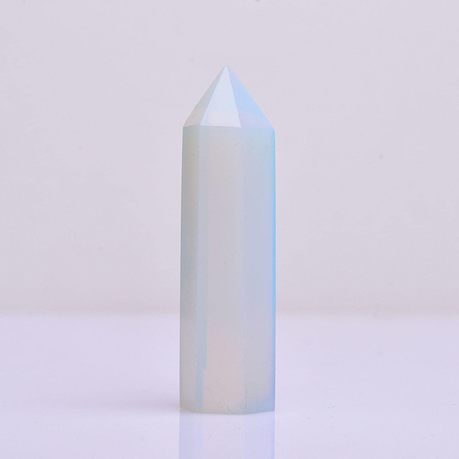 Amazon.com: DECORN Healing Crystal Wand Opal Crystal Tower 6