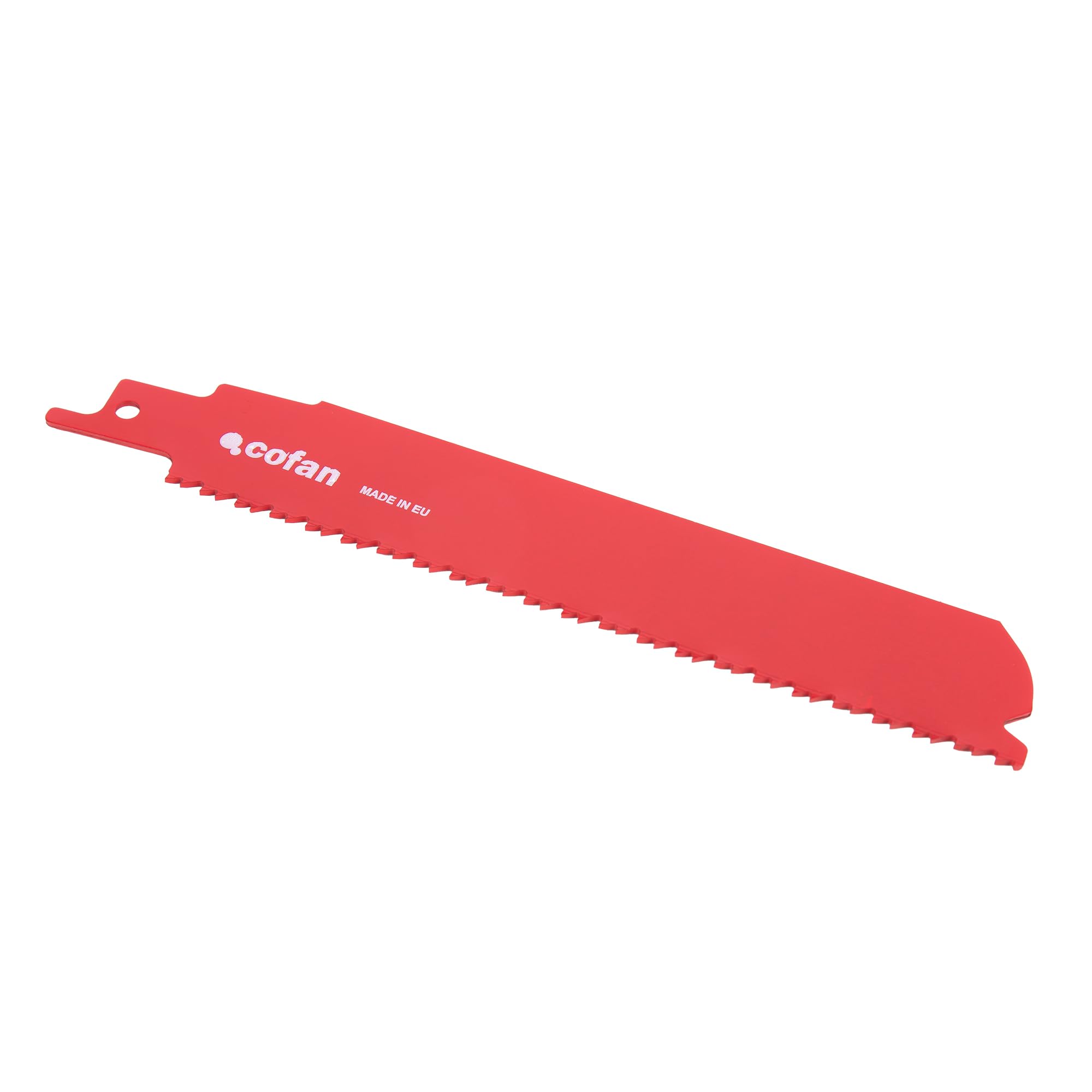 Cofan Lame per sega a sciabola bimetalliche per demolizione 5 pezzi 130 x 8-10 mm, Lame universali tagli esigenti in multimateriale, Dentatura triscata