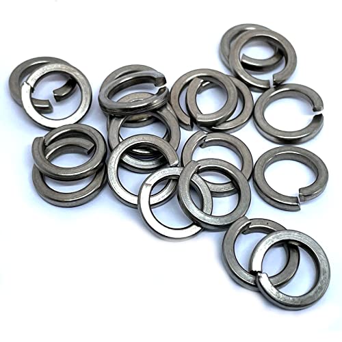 M8 Spring Washer DIN7980, Square section, A4 (316) Stainless Steel (Pack of 20), M8 (Pack of 20)