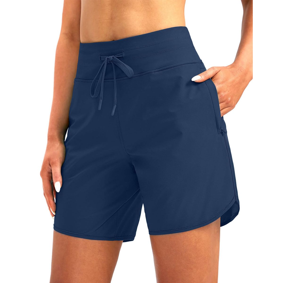 Swimming Shorts for Women,Zealburst Women's 5" Swim Board Shorts High Waisted Quick Dry Swimsuit