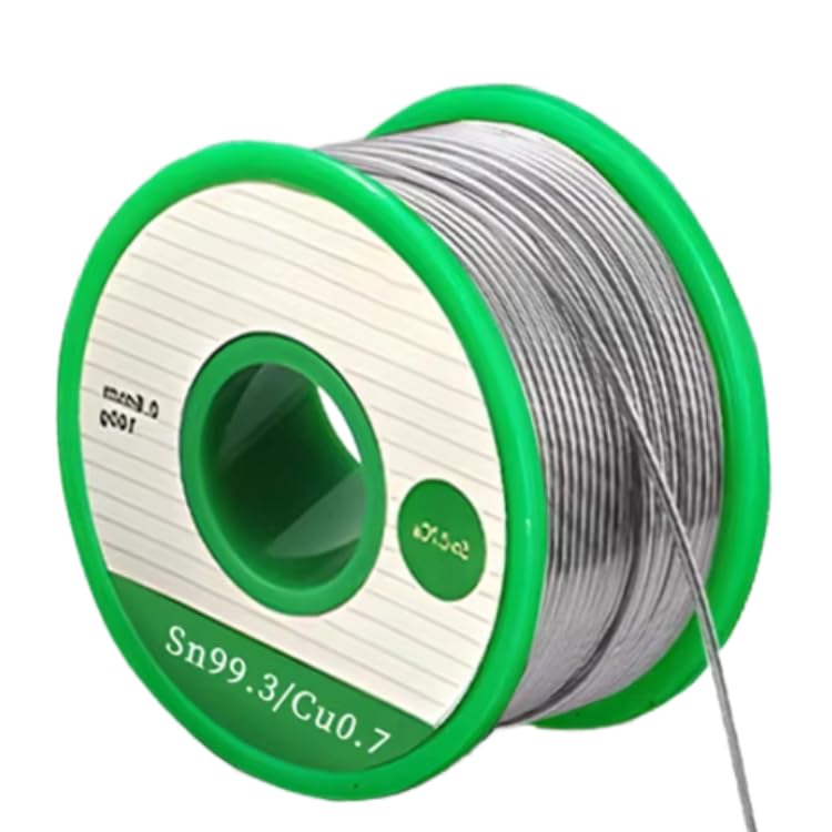 Lead-Free Solder Sn99.3/Cu0.7 High Purity with Rosin Flux Core, for Electronics Soldering and Repair