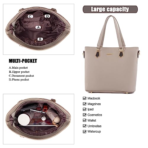 Image of OTMIPIML Purses and Handbags for Women Synthetic Leather Tote Crossbody Bags Satchel Purses Set 6pcs | Set