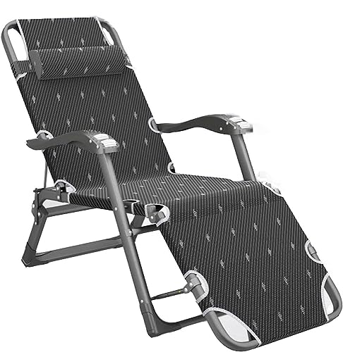 Chaise longue de camping pliante et portable pour plage