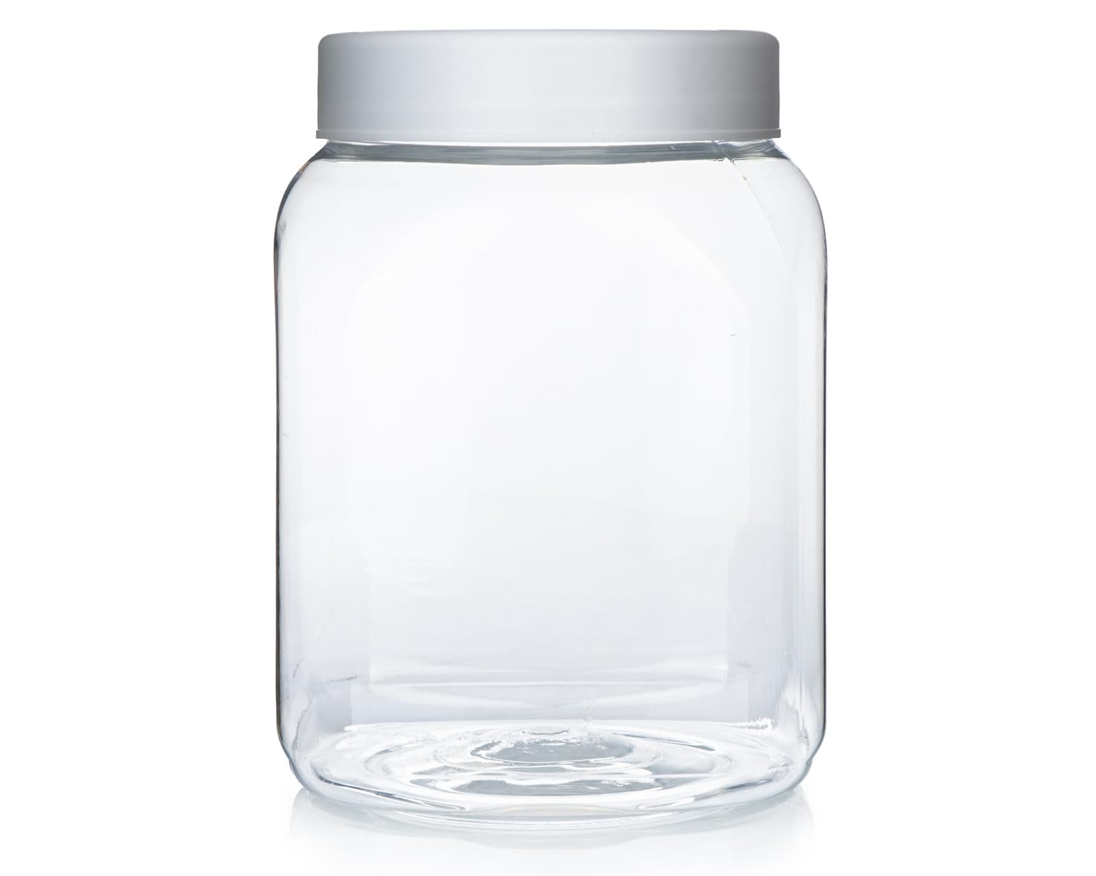 Octopus 50 hochtransparente PET-Weithalsdosen à 400 ml mit Schraubdeckel | Hochtransparenter Vorratsbehälter für Gewürze, Pulver, Kapseln, Cremes, Bastelmaterial und Werkstattbedarf