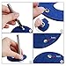 Queta Kit de Ojetes Coloridas 500pcs Juego de Ojales de Metal, Kit...