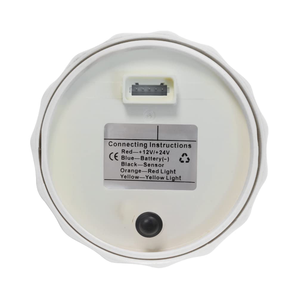 KUS Compteur de vitesse à impulsion 85mm 0-200 KM/H jauge de vitesse 9-32V avec rétro-éclairage pour camions de moto de voiture (blanc + acier inoxydable)