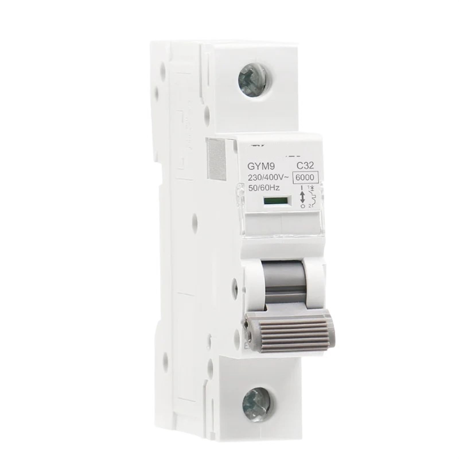 GYM9 1P MCB 6A-63A Din Rail 220V 400V disjoncteur AC Type 6KA capacité de coupure courbe C 1 pièces(20A)