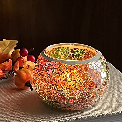 SHMILMH-Thanksgiving-Candle-Holder-Set-of-4-Glass-Votive-Candle-Holders-Handmade-Cracked-Tealight-Holders-for-Fall-Christmas-Home-Decorations