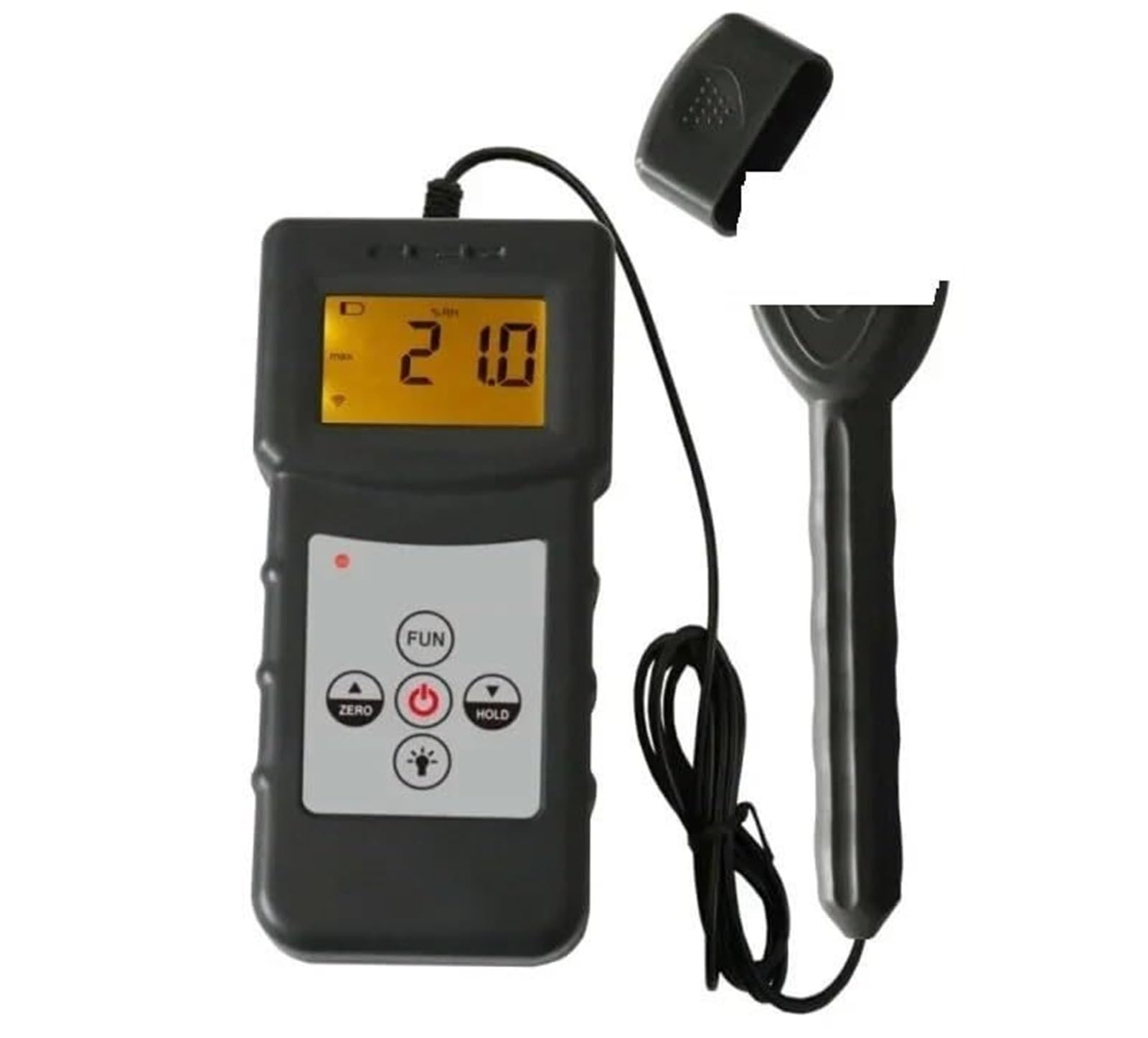 Amrttwy One Color Moisture Meter, Wood Moisture Meter With Pin For Carpentry Papermaking And Furniture