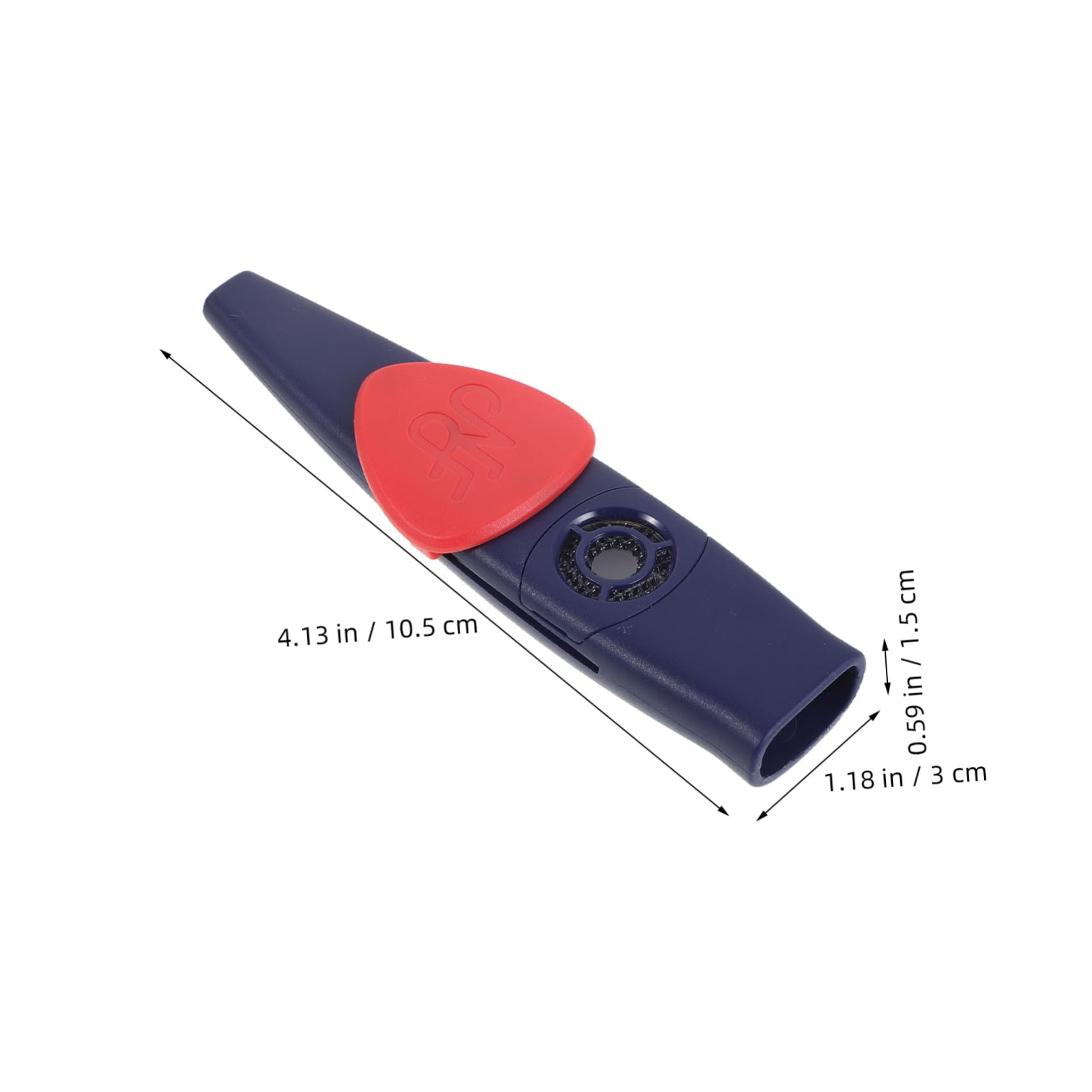 Professionelles Metall Kazoo für Erwachsene Leicht zu Erlernendes Blasinstrument Kompakt Robust Klarer Klang für Gitarre Ukulele Partys