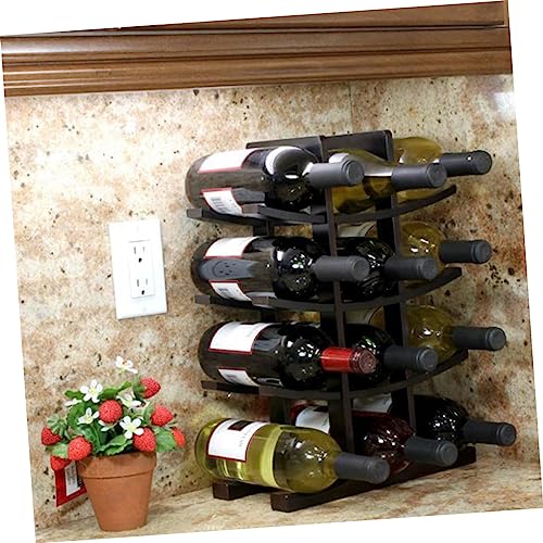 Soporte para botellas de vino de plástico para pared miniatura 4