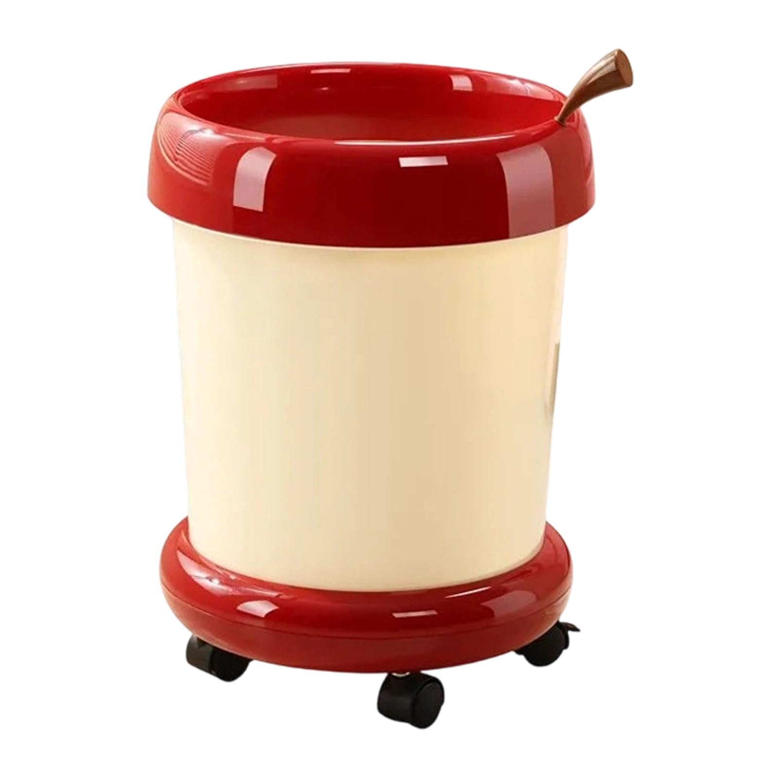 Jazuaiao Cartoon Indoor Bin Resistant Construction Perfect for Home and Workspaces Use Small Cartoon Trash Can