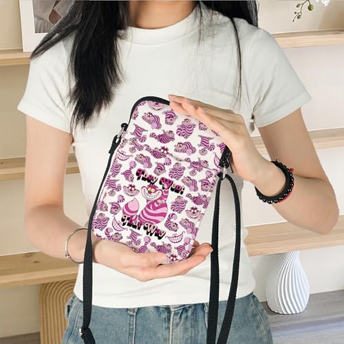 KEYCHIN Alice Cat Crossbody Bag Alice Fans Gifts They Went That Way Shoulder Bag Alice Cat Merchandise4