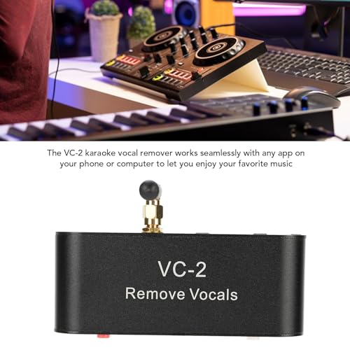 Serounder VC-2 Karaoke Vocal Remover, Bluetooth 5.0 Real Time Voice Canceller Device with 3.5mm AUX Input Output for Speakers Karaoke Machine - Thumbnail 2