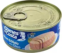 Atum Sólido em Óleo Gomes da Costa 170g (6 Latas)