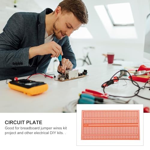 Placa de circuito para aficionados en laboratorio de circuitos creativos 7