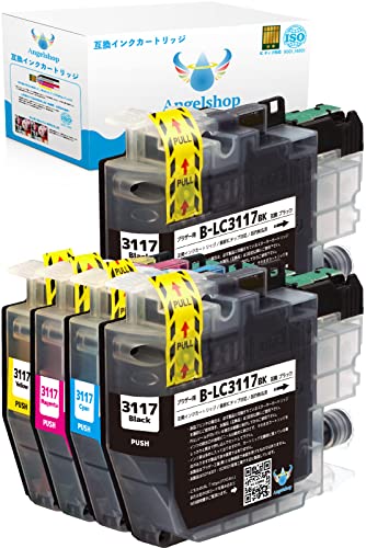 Amazon.co.jp: 【Angelshop】 LC3117-4PK LC3117BK 5本セット ブラザー