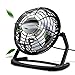 Produktbild USB Ventilator, omitium Mini Tischventilator 360° Drehung Tragbar Lüfter Fan Ultra Leise Betrieb mini USB Ventilator Kompatibel am PC MAC Notebook Computer für den Zuhause, Zimmer, Büro - Schwarz