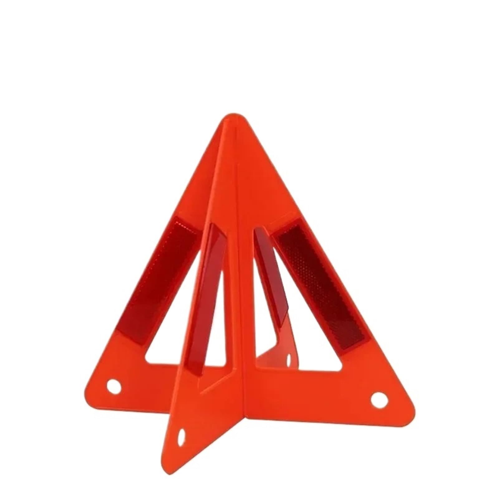Warndreieck Stoppschild-Reflektor, faltbar, dreieckig, rot, reflektierend, Sicherheits-Notfall-Pannenwarndreieck(2pcs-Tripod)