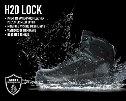 Rothco Guardian Tactical Boots – 6 Inch – Waterproof & Lightweight Boot for Public Safety, EMTs, and Security3