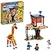 LEGO 31116 Creator 3 in 1 Casa sull’Albero del Safari, Catamarano, Biplano, Kit di Costruzione con Nave, Aereo, Giraffa e Leone, Giochi per Bambini
