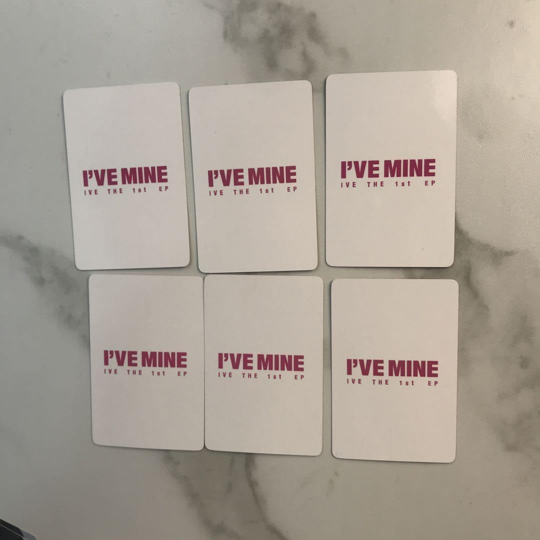 IVE Yizhiyu 2.0 Chinese Baddie Trading Card 6 Sheets 24