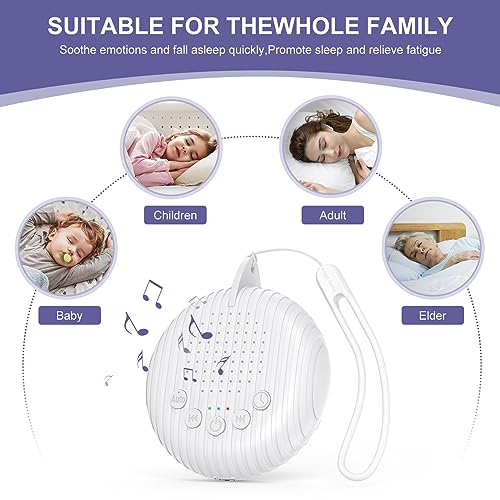 OQIMAX Macchina Rumore Bianco, 10 Suoni