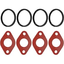 Lecreatekit 4 Pack Silicone Circulator Flange Gaskets and Sealing Rings Compatible with TACO 007 Series B&G Grundfos for armstrong for Leak Prevention