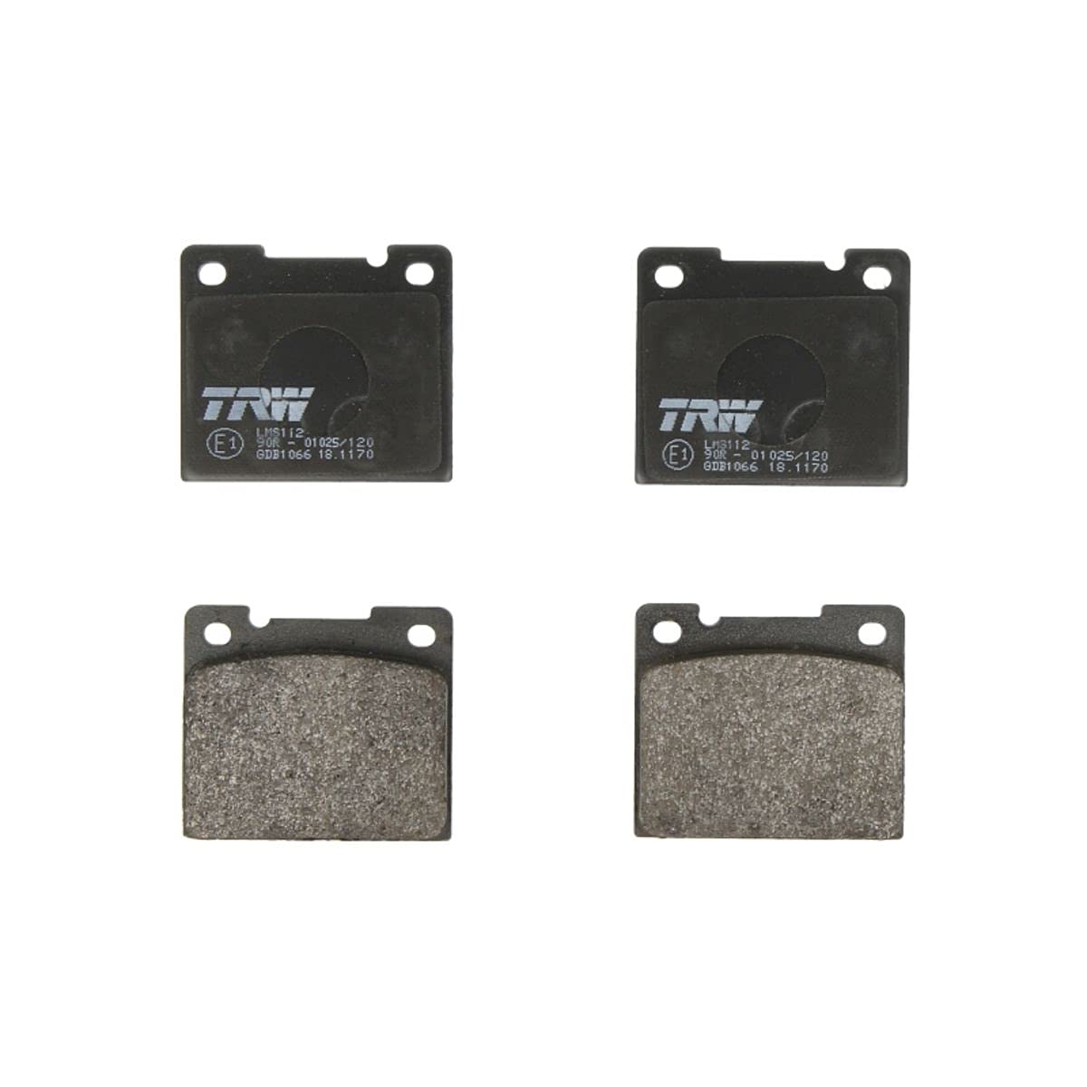 TRW GDB660 Kit Pastiglie Freno a Disco Frontale per Ford Triumph Rolls