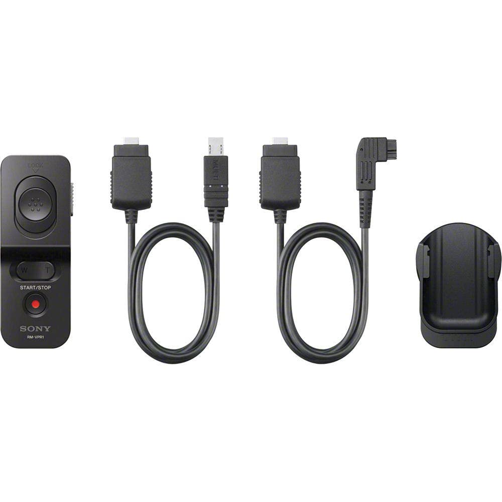 Sony RM-VPR1 Telecomando cablato con funzioni di zoom e blocco dell'otturatore, Nero