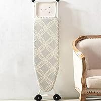 Vista 15 de KADEUX Funda de repuesto de algodón para tabla de planchar, resistente a las quemaduras, cubierta de tabla de planchar de 15 x 48 pulgadas