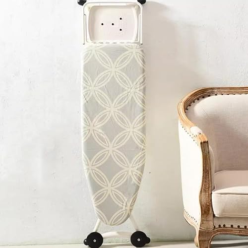 Miniatura 15 de KADEUX Funda de repuesto de algodón para tabla de planchar, resistente a las quemaduras, cubierta de tabla de planchar de 15 x 48 pulgadas