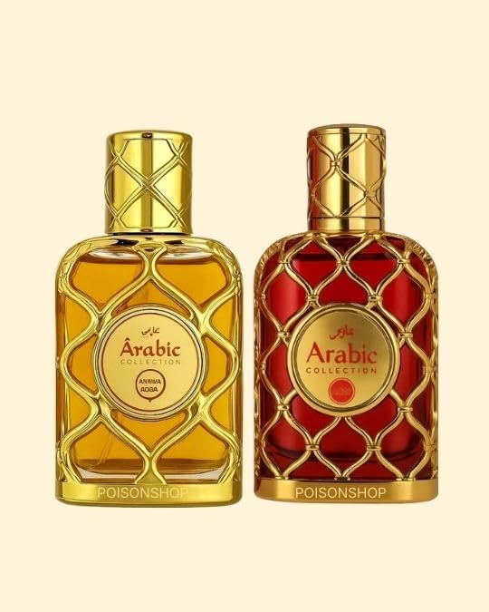 Kit 2 Perfumes Arabic Collection 25ml Feminino | Âmbar Real + Rouge Âmbar Miniatura Perfume de Bolsa