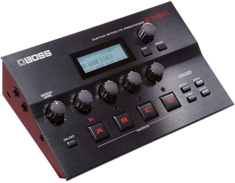 BOSS GT-001 Guitar Effects Processor in a Desktop Unit | Premium Amps & Effects | Professional Tones for Recording & Practice | Capture Vocals or Acoustic Instruments | BOSS Tone Exchange