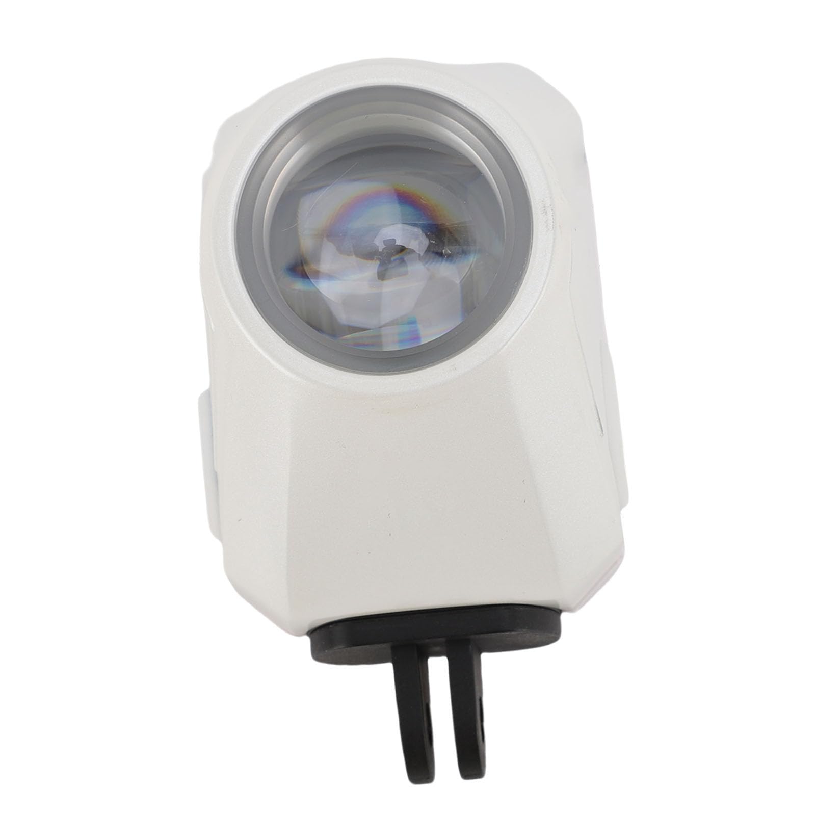 Keenso Regola Fari per Bici luminosità, visibilità Migliorata, Design Duraturo, LED Ad Alta Efficienza Energetica, Installazione Flessibile, Lega di Alluminio e Materiale in Nylon, Batteria a Ioni