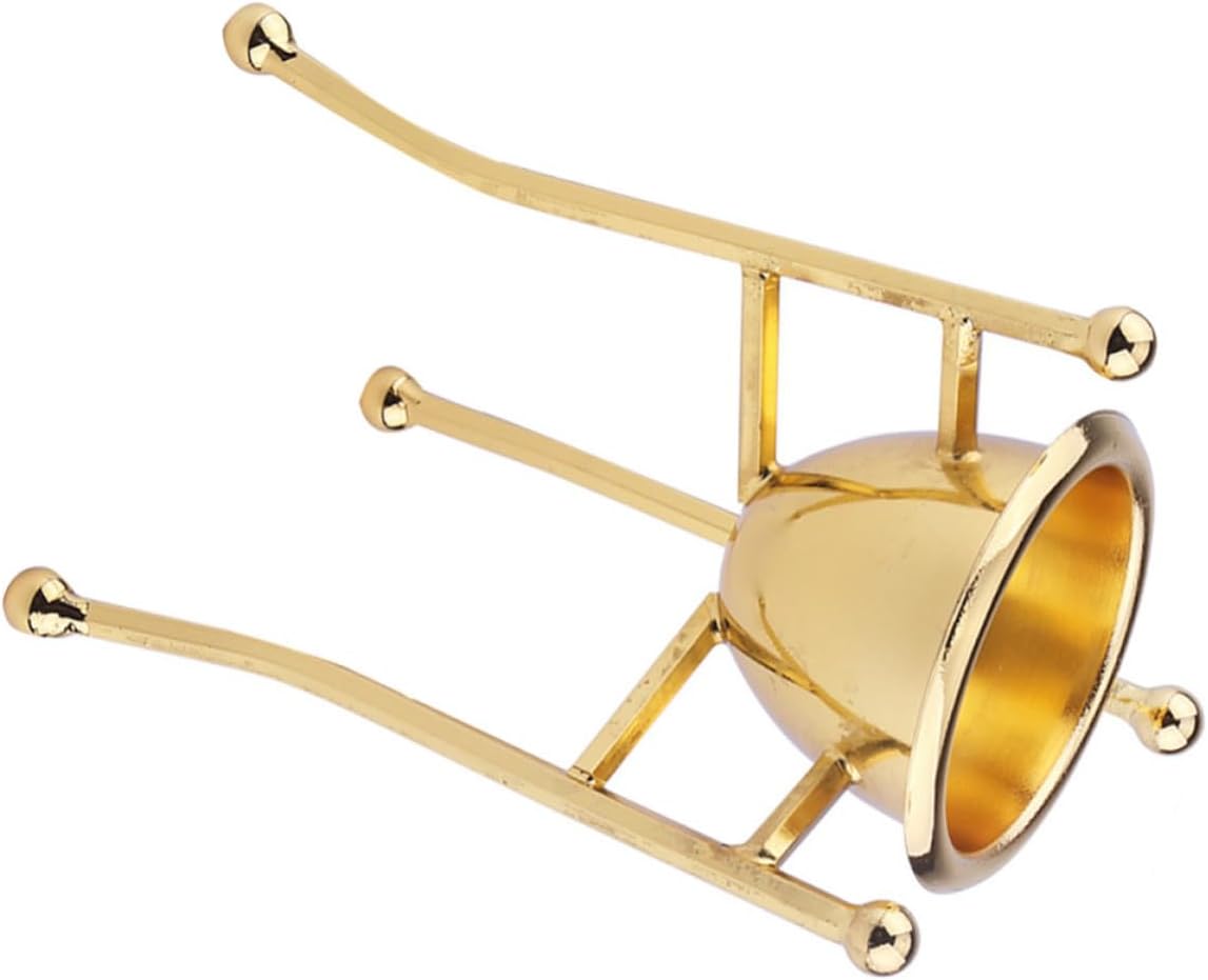 Golden Copper Triangle Egg Holder Stand for Boiled Eggs Kitchen
