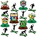 WEEPA 14 Pieces Football Party Decorations Football Honeycomb Table Centerpiece Football Table Decorations Football Party Centerpiece for Sports Football Theme Party Supplies