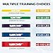 WIKDAY Resistance Bands for Working Out, Exercise Bands, Workout Bands, Pull Up Assistance Bands for Body Stretching Training Physical Therapy Muscle Training for Men & Women Multicolour (8-100lbs)
