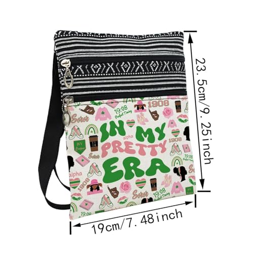 In My Pretty Era Messenger Bag Small Ethnic Pattern Adjustable Strap Crossbody Zipper Pouch In My Pretty Era Phone Organizer Wallet Cute Shoulder Handbag for Women Friends2