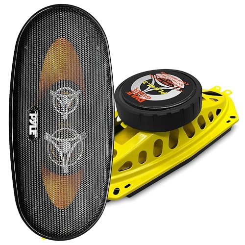 Pyle PLG41.3 4 x 10-Inch 300 W Three Way Car Audio Door Speaker