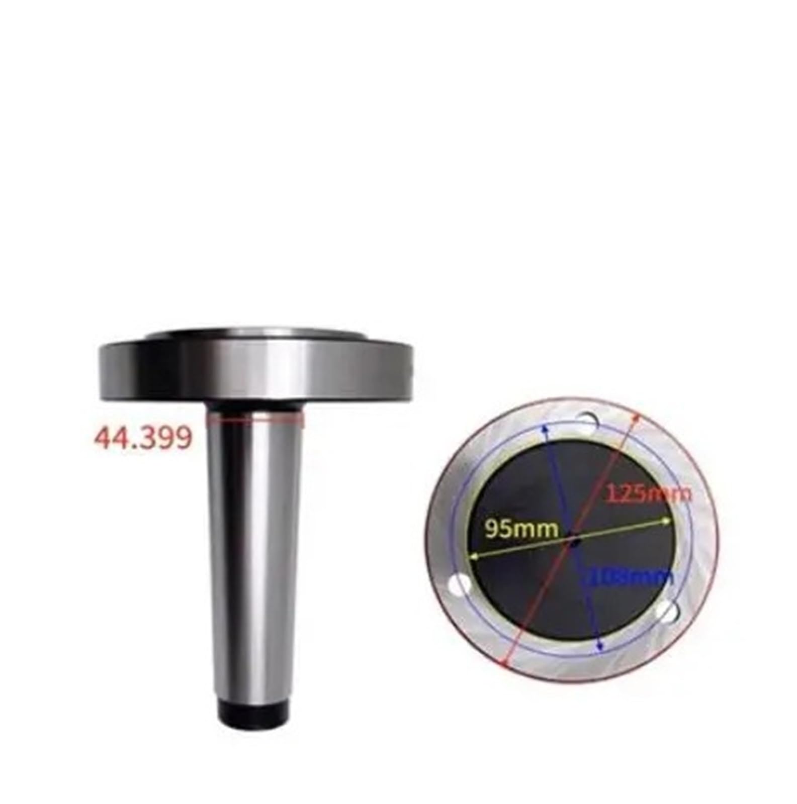 Adapter chwytu stożkowego MT5-125 - 125 mm 3-szczękowy kołnierz uchwytu do tokarek i frezarek