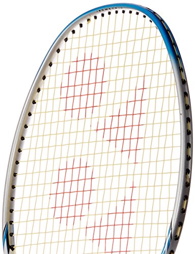 Image of YONEX Nanoray Light 4i Strung Badminton Racquet (White /Blue, G4, 75-79.9 grams, 24 lbs)