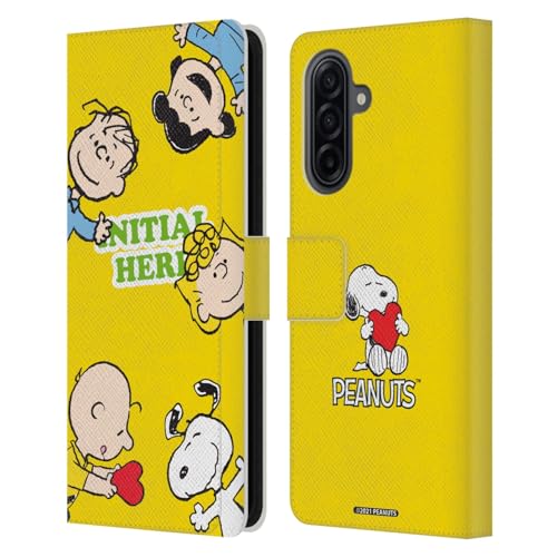 Étui Portefeuille en Cuir Samsung Galaxy A17 Peanuts Amis Art Personnalisé