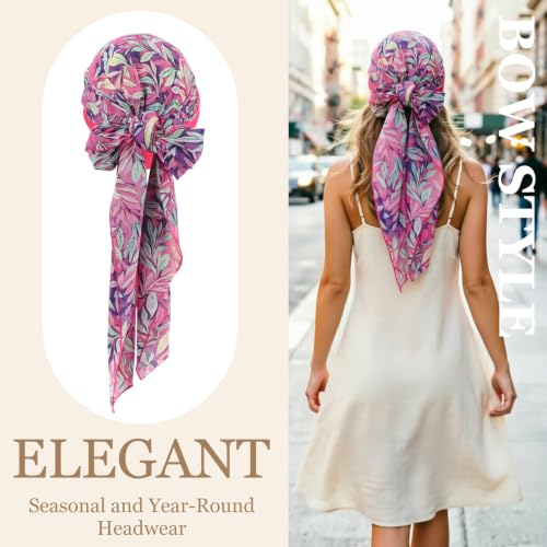 Image of DRESHOW Turban Headwrap for Women Long Hair Head Scarf Headwraps Chemo Headwear Lightweight Hair Loss Covering Hat