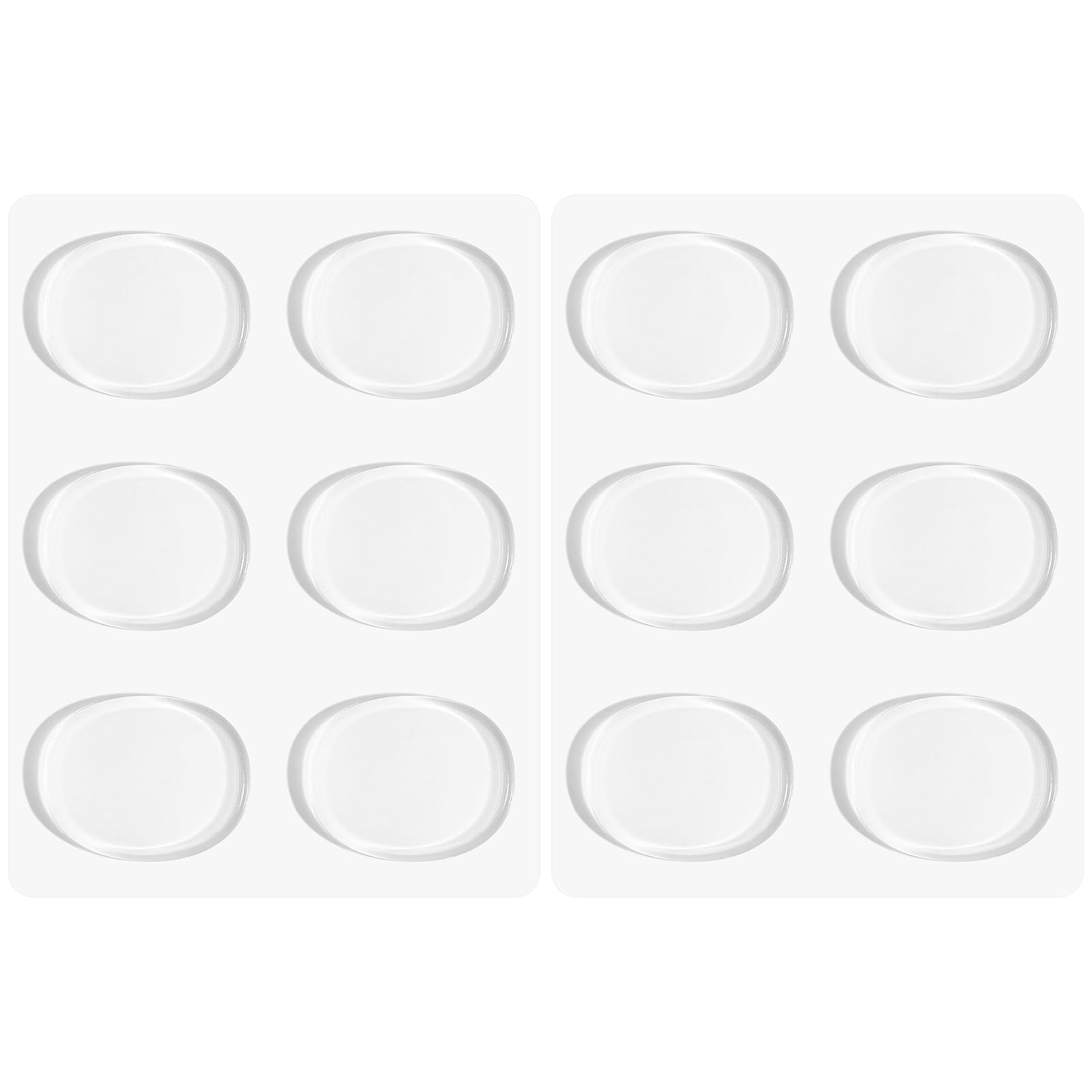 6 pares de almohadillas para zapatos de tacón de mujer, plantillas de gel transparente de alta adherencia, almohadillas de gel invisibles, antidesgaste, antidesgaste, protectores de pies transparentes